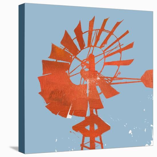 Rusty Windmill II-Jacob Green-Stretched Canvas