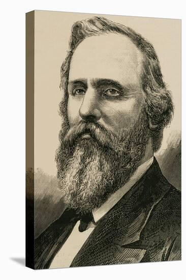 Rutherford B. Hayes (1822-1893). Engraving-null-Premier Image Canvas