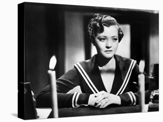 SABOTAGE, 1936 directed by ALFRED HITCHCOCK Sylvia Sidney (b/w photo)-null-Stretched Canvas