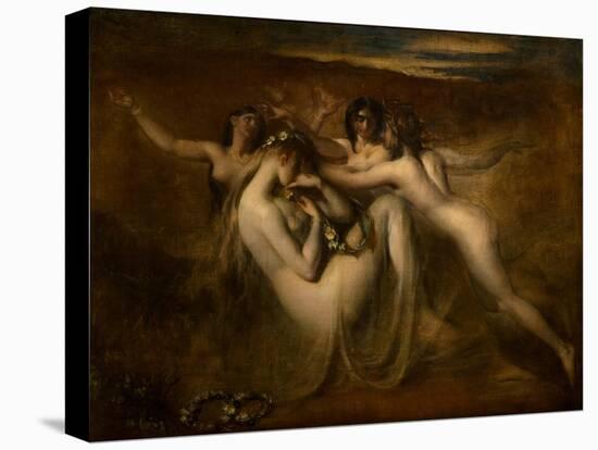 Sabrina and Her Nymphs, 1841 (Oil on Canvas)-William Etty-Premier Image Canvas