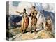 Sacagawea with Lewis and Clark During Their Expedition of 1804-06-Newell Convers Wyeth-Premier Image Canvas