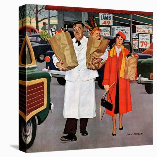 "Sack Full of Trouble", April 14, 1956-Richard Sargent-Premier Image Canvas