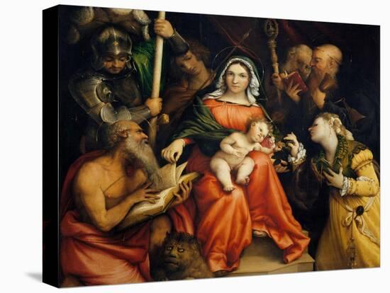Sacra Conversazione-Lorenzo Lotto-Premier Image Canvas