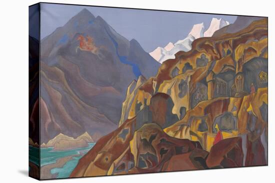 Sacred Caves, 1932 (Tempera on Canvas)-Nicholas Roerich-Premier Image Canvas