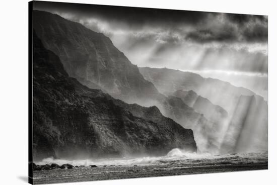 Sacred Light and Mist at Na Pali Coast, Kauai Hawaii-Vincent James-Premier Image Canvas