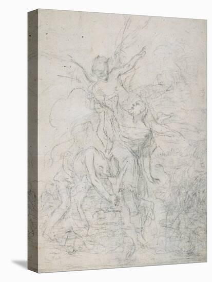 Sacrifice of Isaac, 1720S-Francois Boucher-Premier Image Canvas