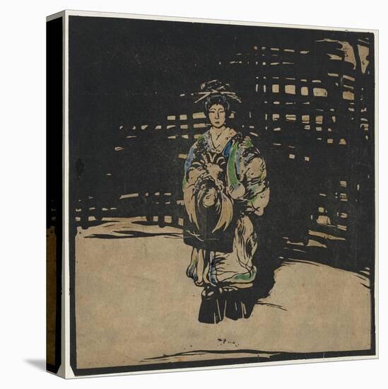 Sada Jakko, 1923 (Woodcut)-William Nicholson-Premier Image Canvas