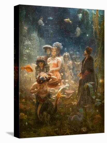 SADKO IN THE UNDERWATER Kingdom, 1876 (Oil on Canvas)-Ilya Efimovich Repin-Premier Image Canvas