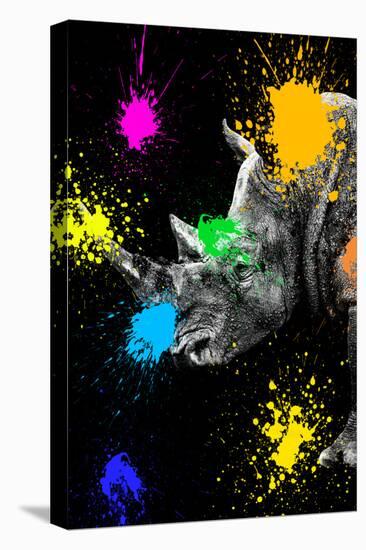 Safari Colors Pop Collection - Rhino Portrait III-Philippe Hugonnard-Premier Image Canvas