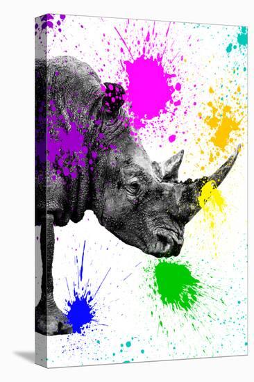 Safari Colors Pop Collection - Rhino Portrait IV-Philippe Hugonnard-Premier Image Canvas