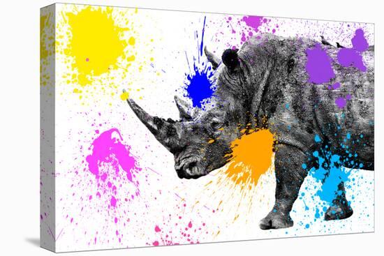 Safari Colors Pop Collection - Rhino Portrait VII-Philippe Hugonnard-Premier Image Canvas