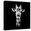 Safari Profile Collection - Portrait of Giraffe Black Edition IV-Philippe Hugonnard-Premier Image Canvas