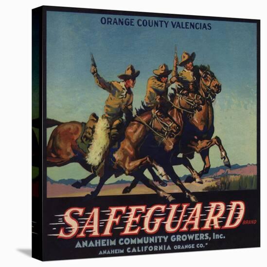 Safeguard Brand - Anaheim, California - Citrus Crate Label-Lantern Press-Stretched Canvas