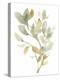 Sage & Sienna Leaves I-Jennifer Goldberger-Stretched Canvas