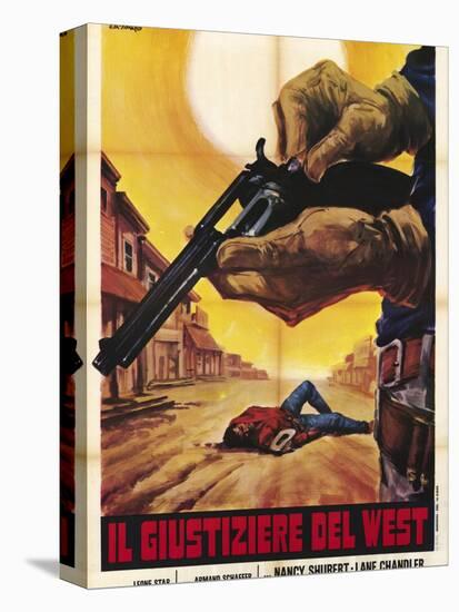 Sagebrush Trail, Italian Movie Poster, 1940-null-Stretched Canvas