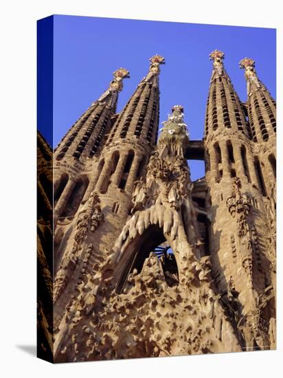 Sagrada Familia Cathedral by Gaudi, East Face Detail, Barcelona, Catalonia, Spain-Charles Bowman-Premier Image Canvas