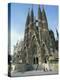 Sagrada Familia, the Gaudi Cathedral in Barcelona, Cataluna, Spain, Europe-Jeremy Bright-Premier Image Canvas