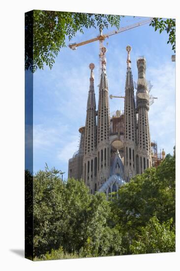 Sagrada Familia, UNESCO World Heritage Site, Barcelona, Catalonia, Spain, Europe-Charlie Harding-Premier Image Canvas