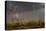 Saguaro cacti (Carnegia gigantea) in desert at sunset during storm, Sonoran Desert, Saguaro Nati...-Panoramic Images-Premier Image Canvas