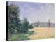 Sahurs Meadows in Morning Sun, 1894-Alfred Sisley-Premier Image Canvas