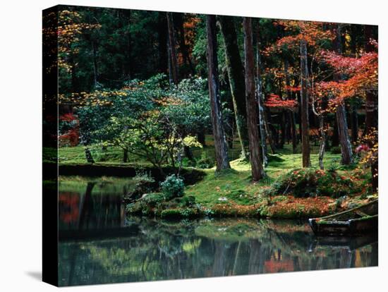 Saiho-Ji Garden in Autumn, Kyoto, Japan-Frank Carter-Premier Image Canvas