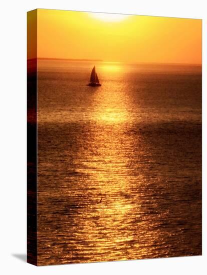 Sailboat at Sunset I-Kathy Mansfield-Stretched Canvas