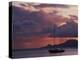 Sailboat in Shallow Water and Sunset-Gary D^ Ercole-Premier Image Canvas