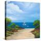 Sailboat on Coast II-Vivien Rhyan-Stretched Canvas