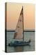 Sailboat on Lake Michigan, Indiana Dunes, Indiana, USA-Anna Miller-Premier Image Canvas