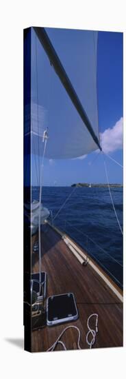 Sailboat Racing in the Sea, Grenada-null-Premier Image Canvas