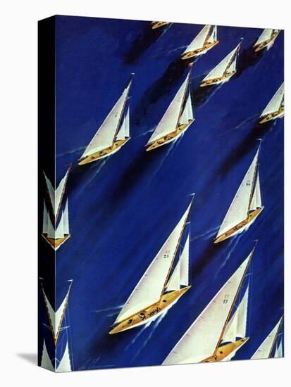 "Sailboat Regatta," June 29, 1940-Ski Weld-Premier Image Canvas