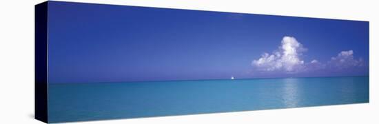 Sailboat, Turks and Caicos, Caribbean Islands-null-Premier Image Canvas