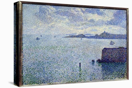 Sailboats and Estuary, 1893 (Oil on Canvas)-Theo Van Rysselberghe-Premier Image Canvas