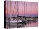 Sailboats at Dusk, Chesapeake Bay, Virginia, USA-Charles Gurche-Premier Image Canvas