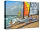 Sailboats, Garrucha, Spain-Andrew Macara-Premier Image Canvas