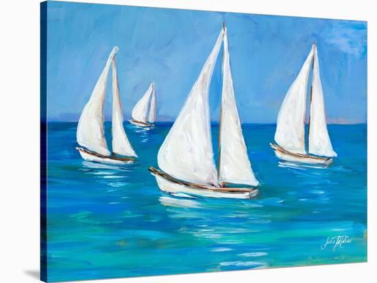 Sailboats I-Julie DeRice-Stretched Canvas