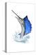 Sailfish - Icon-Lantern Press-Stretched Canvas