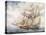 Sailing Along Coast of Falkland Islands with Schooner Sarandi in 1832-1833-null-Premier Image Canvas