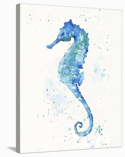 Sailing Along (Seahorse)-Sillier than Sally-Stretched Canvas