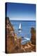 Sailing Boat, Ponta De Piedade, Lagos, Algarve, Portugal-Sabine Lubenow-Premier Image Canvas