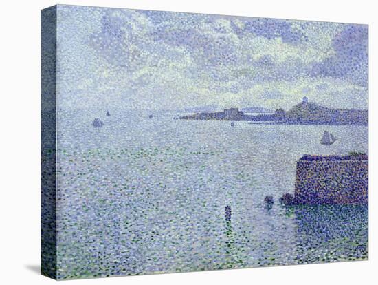 Sailing Boats in an Estuary, circa 1892-93-Théo van Rysselberghe-Premier Image Canvas