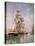 Sailing Boats (Oil on Canvas)-Eugene Louis Boudin-Premier Image Canvas