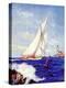 "Sailing by the Lighthouse,"August 1, 1938-Albert B. Marks-Premier Image Canvas