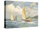 Sailing Dinghies on the Clyde-Frank Sherwin-Stretched Canvas