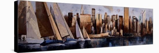 Sailing in Manhattan-Marti Bofarull-Stretched Canvas