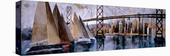 Sailing in San Francisco-Marti Bofarull-Stretched Canvas