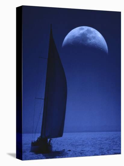 Sailing in the Moonlight-null-Premier Image Canvas