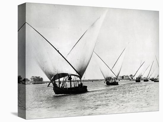 Sailing on the Nile, C.1880-Langaki-Premier Image Canvas