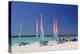 Sailing Rentals, Beach, Castaway Cay, Bahamas, Caribbean-Kymri Wilt-Premier Image Canvas