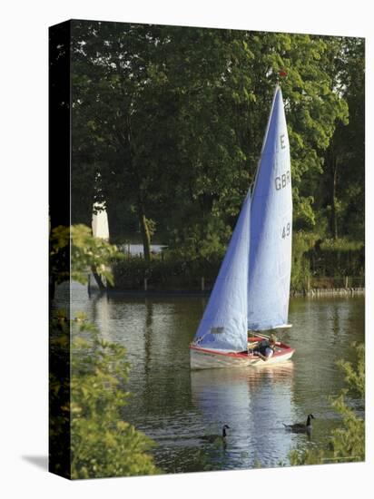 Sailing School, Arrow Valley Lake Country Park, Redditch, Worcestershire, Midlands, England-David Hughes-Premier Image Canvas